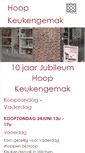 Mobile Screenshot of hoopkeukengemak.nl